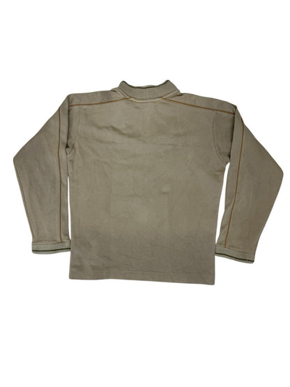 Nike Beige 1/4 Zip Fleece Lined Jumper XL