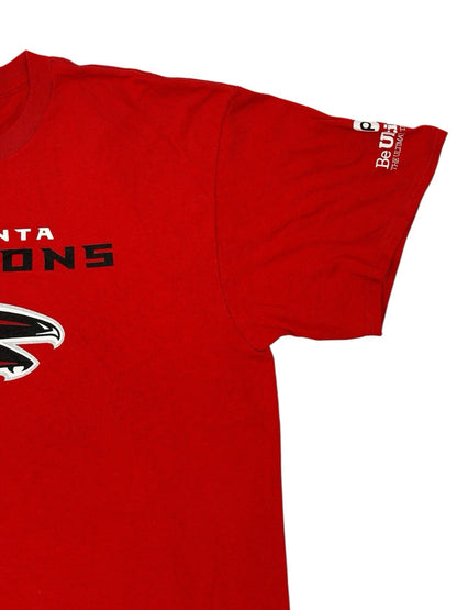 Atlanta Falcons Red Printed Cotton NFL Tailgate Top Large