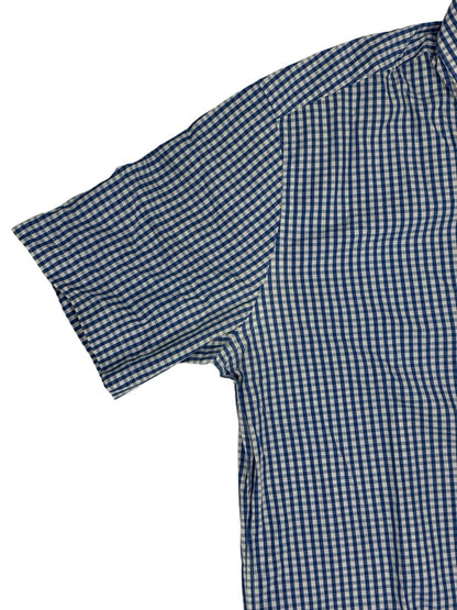 Tommy Hilfiger Blue Check Short Sleeve Shirt Large