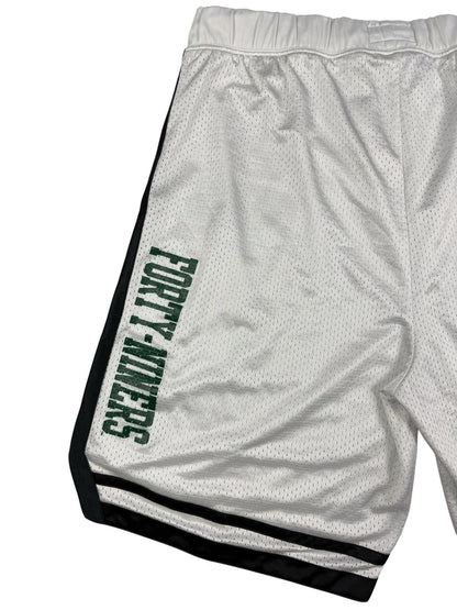 Champion Retro White UNC Charlotte 49ers College Basketball Shorts XL