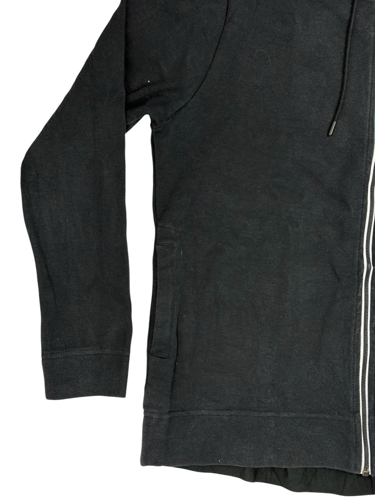 Nike Black Zip Through Printed Logo Running Hoodie Jacket Small