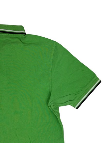 Fred Perry Green Slim Fit Polo Top Small