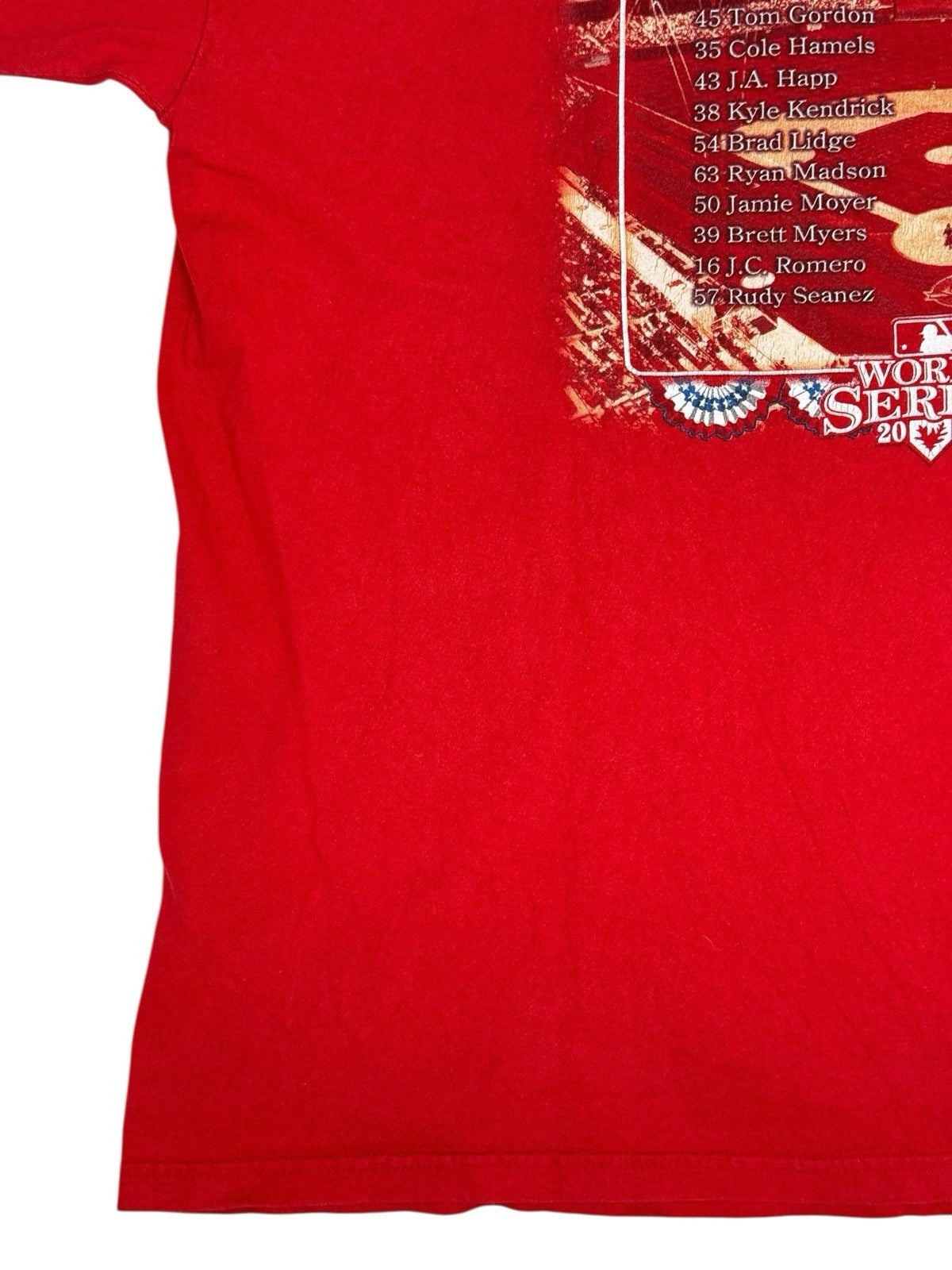 Philadelphia Phillies Red 2008 World Series Champions Top XL
