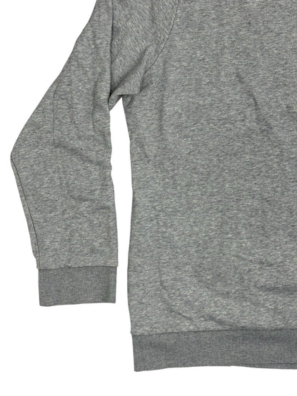 Adidas Grey Spellout Logo Hoodie 2XL