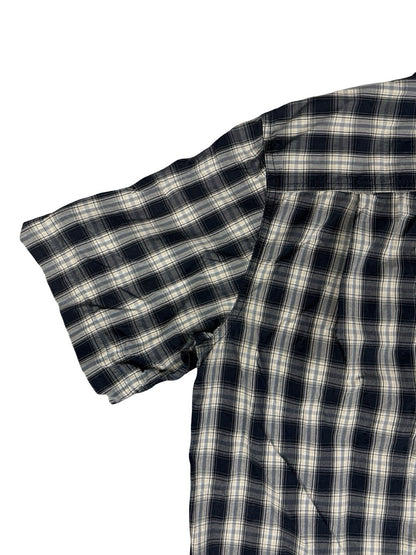 Carhartt Relaxed Fit Blue Plaid Short Sleeve Button Shirt Large