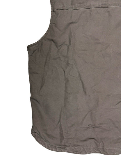 Carhartt Women's Washed Duck Hooded Insulated Gilet Vest Medium (Size 8/10)