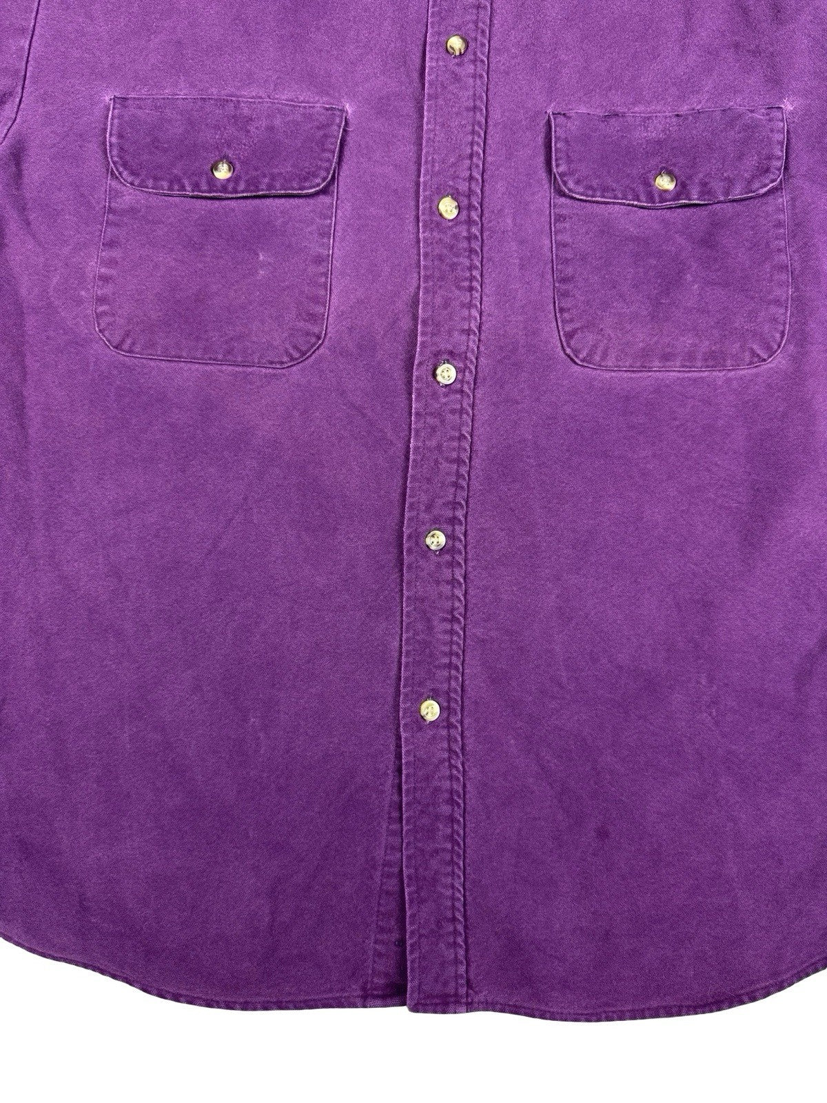 Vintage Rio Bravo Purple Cotton Button Up Heavyweight Shirt Large