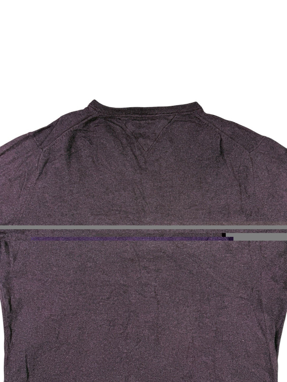 Tommy Hilfiger Purple Prima Cotton Cashmere Jumper Sweater XL