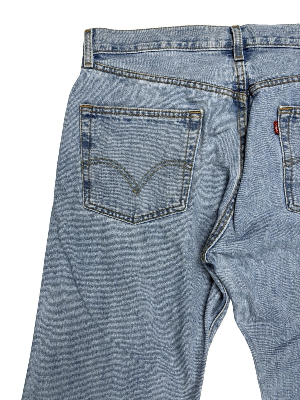 Levi's 501 Blue Retro Straight Leg Denim Jeans 36W 34L