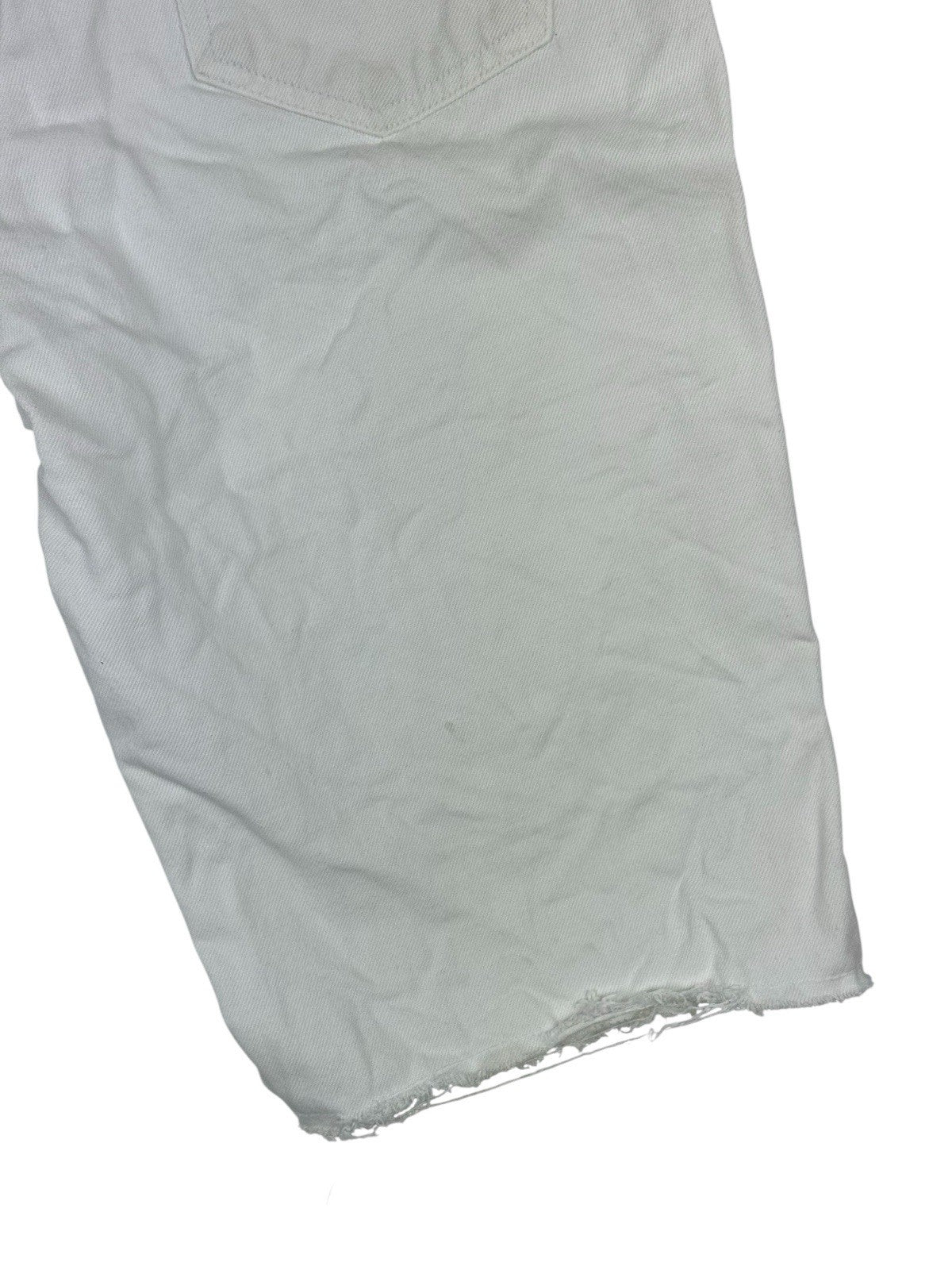 Calvin Klein White Cut Off Jean Shorts Size 10 (28W)