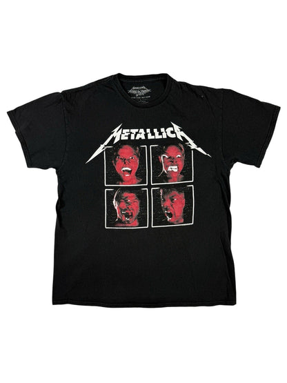 Metallica WorldWired Tour 2017 Concert Black Top Large