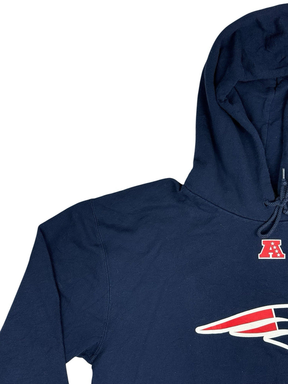 NFL Blue New England Patriots Printed American Football Hoodie Medium