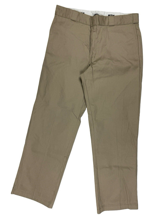 Dickies 874 Original Fit Beige Chino Trousers 36W 30L