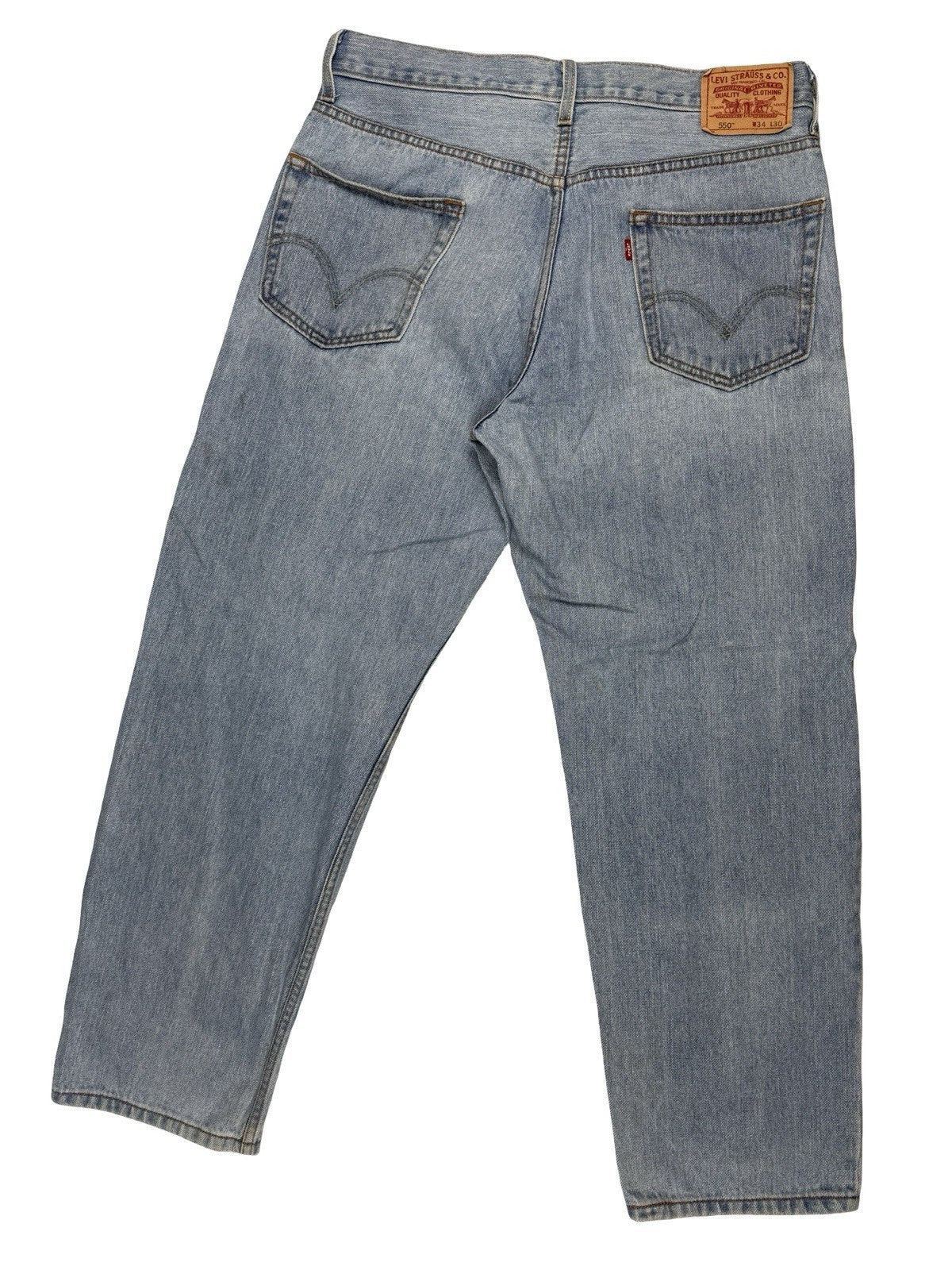 Levi's 550 Blue Relaxed Fit Denim Jeans 34W 30L