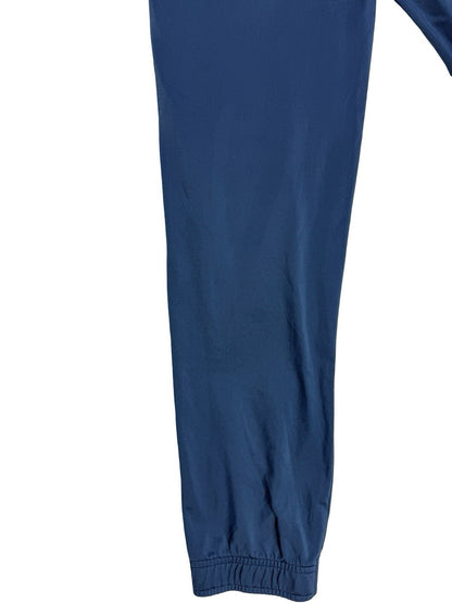 Puma Blue Polyester Activewear Tracksuit Bottoms Pant Trousers Medium
