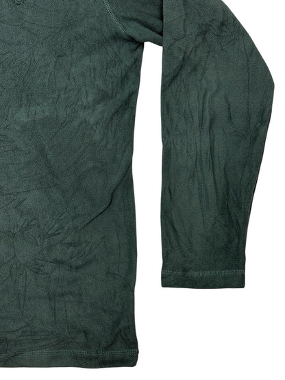 Chaps Green Quarter Zip Fleece Medium
