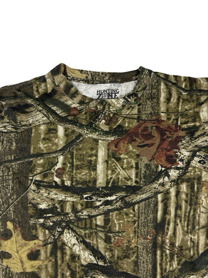 Hunting Zone Green Camo Mossy Oak Infinity Long Sleeve Top XL