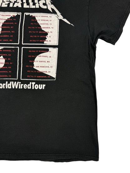 Metallica WorldWired Tour 2017 Concert Black Top Large