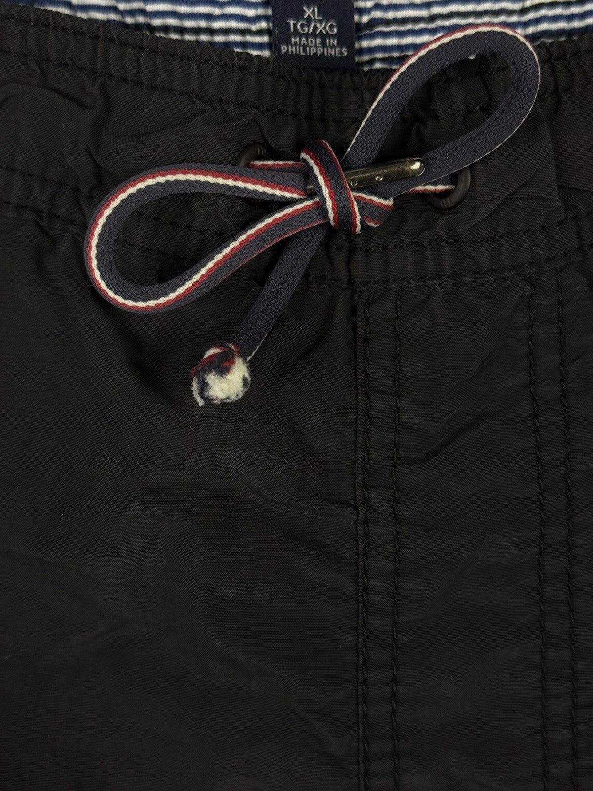 Tommy Hilfiger Black Web Lined Swim Short Trunks XL