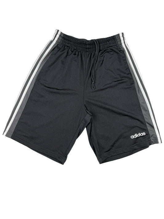 Adidas Grey Polyester Sport Active Shorts Medium
