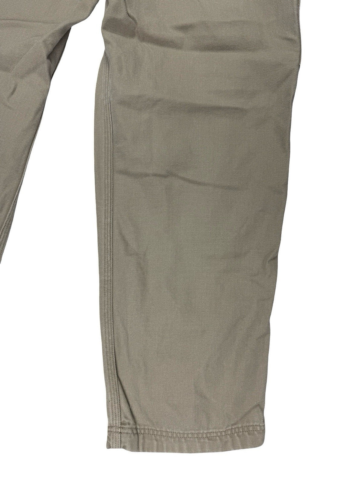 Duluth Beige Cargo Carpenter Denim Jeans 32W 30L