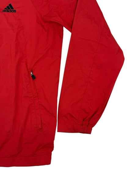 Adidas Retro Red 1/4 Zip Track Jacket Large