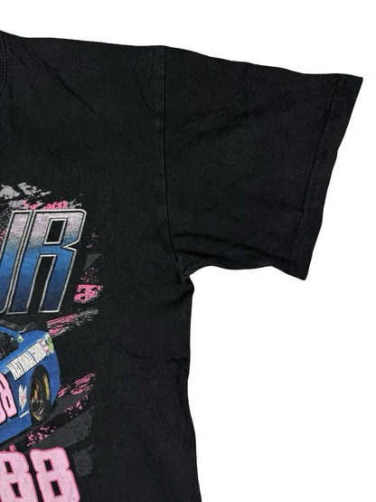Chase Authentics NASCAR Dale Earnhardt Jr Black Printed Top Medium