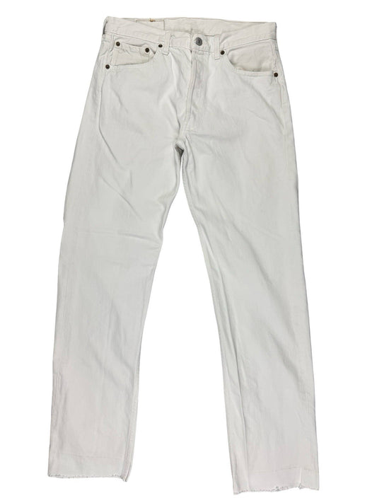 Levi's 501 Vintage 90's White Denim Jeans 33W 32L
