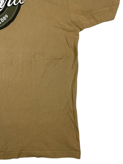 Carhartt Retro Beige Printed Workwear Short Sleeve Top 2XL