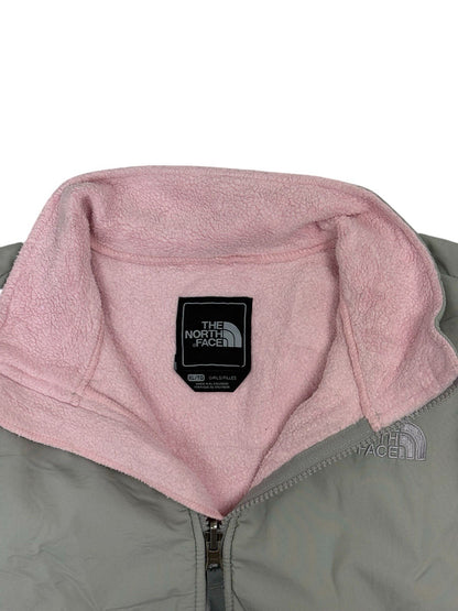 The North Face Fleece Pink Girls XL Denali Full-Zip Hiking Jacket