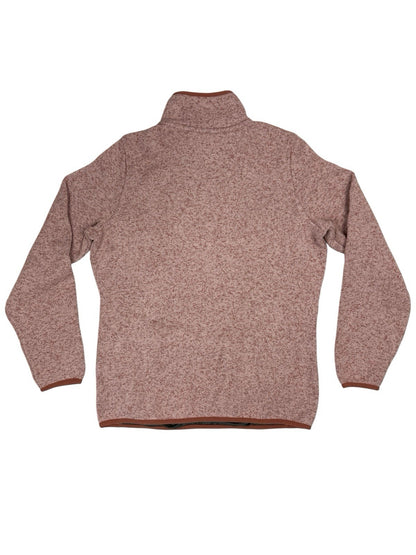 LL Bean Pink Sweater Fleece Pullover Jumper Small