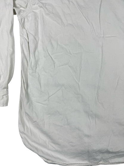 Levi's Vintage Pearl Snap White Western Long Sleeve Button Shirt Medium
