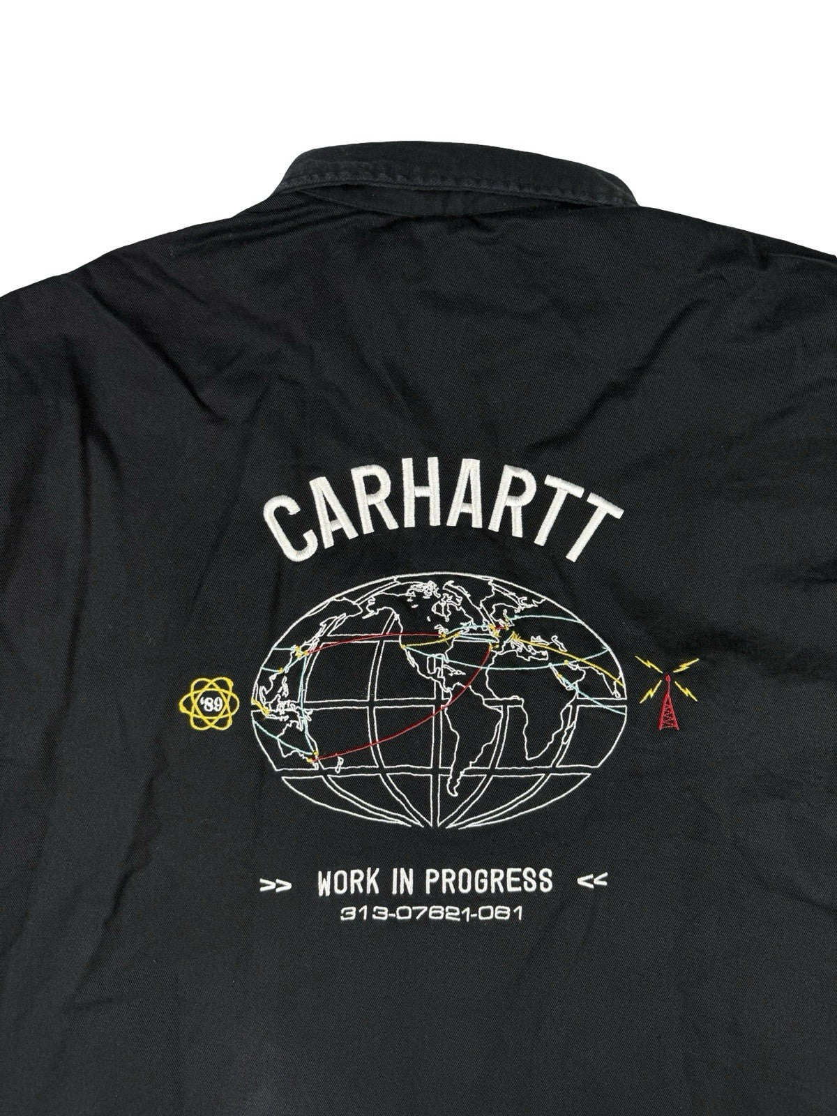 Carhartt WIP Black Cartograph Jacket 2XL