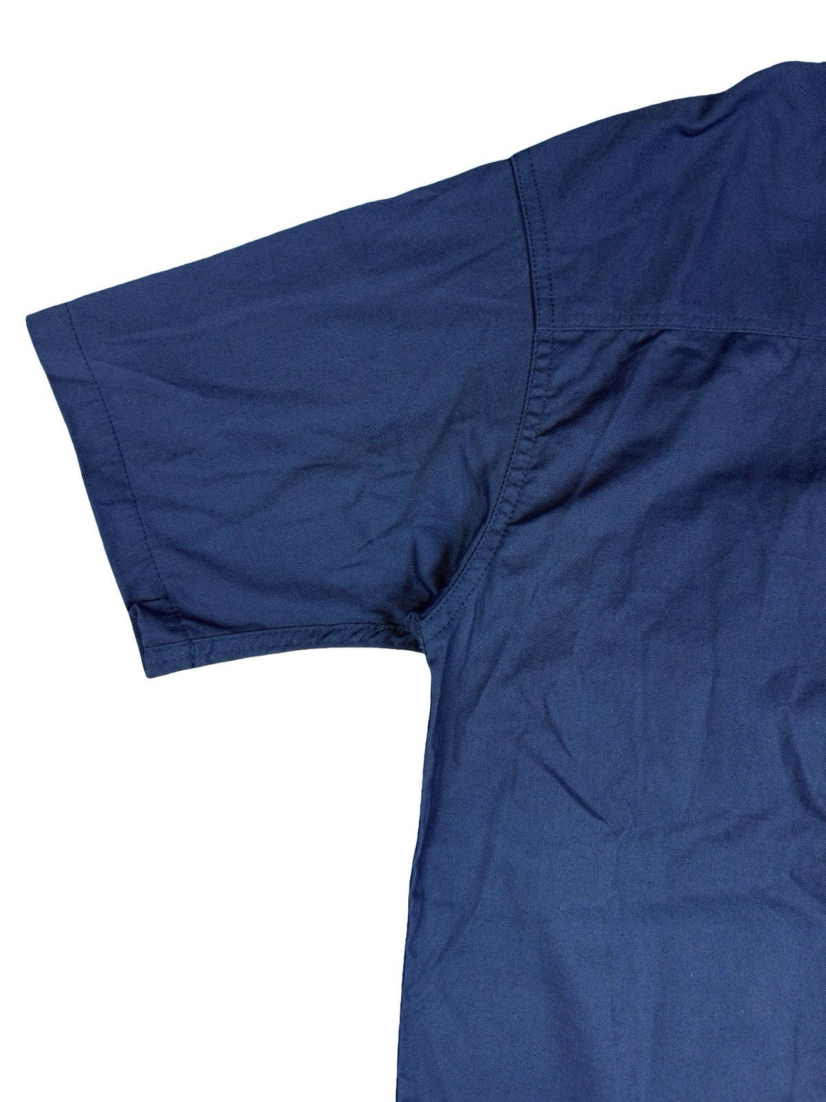 Carhartt Blue Short Sleeve Button Work Shirt Medium