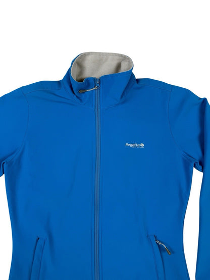 Regatta Blue Softshell Zip Jacket Size 10