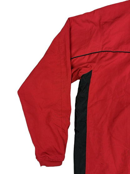 Starter Retro Red Pullover V-Neck Jumper Windbreaker Large