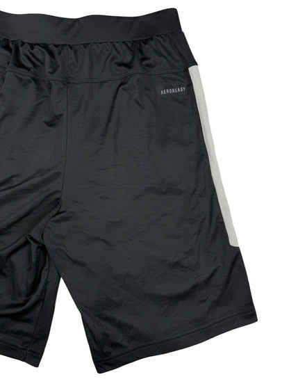 Adidas Black 3-Stripes Areoready Training Sport Shorts Small