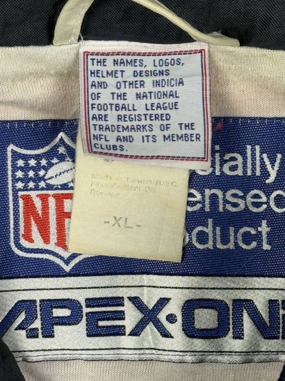 NFL Apex One Vintage Blue Chicago Bears Zip Track Jacket XL