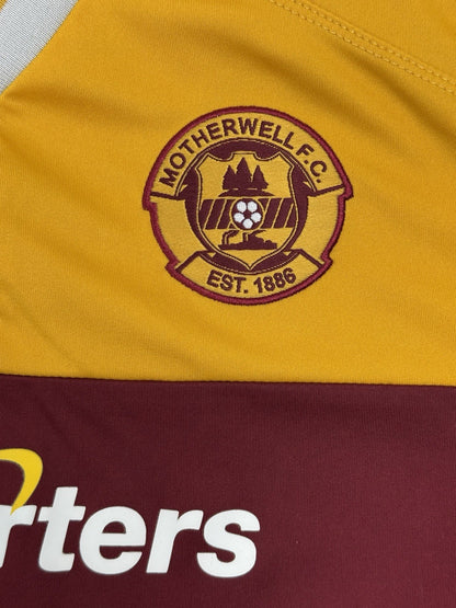 Motherwell FC 2014/15 Macron #3 Home Top Youth XL