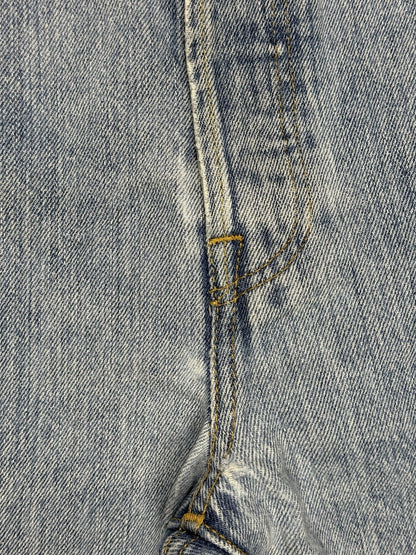Levi's 501 Light Blue Straight Leg Denim Jeans 34W 30L