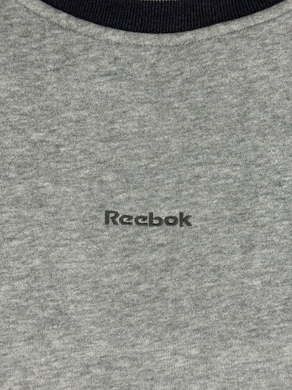Reebok Retro Grey Embroidered Jumper 2XL