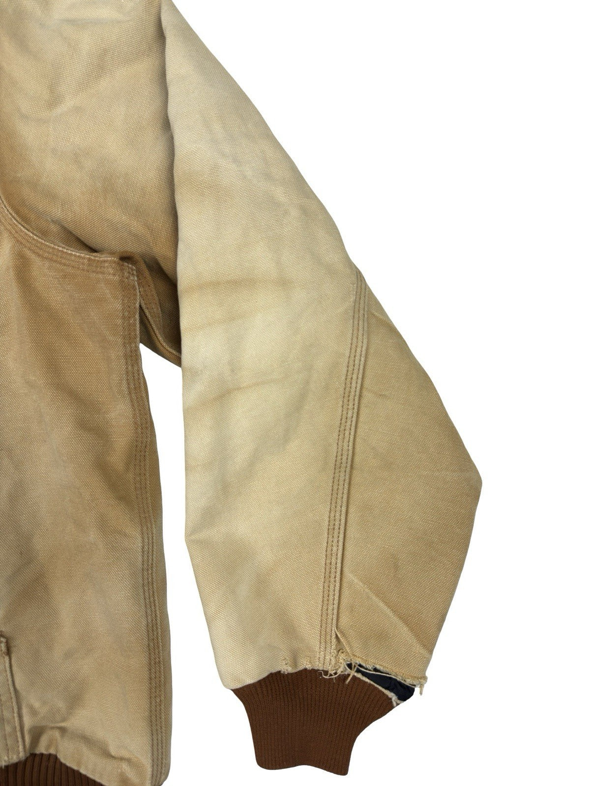 Carhartt J140 Brown Hooded Active Zip Workwear Jacket Large Regular