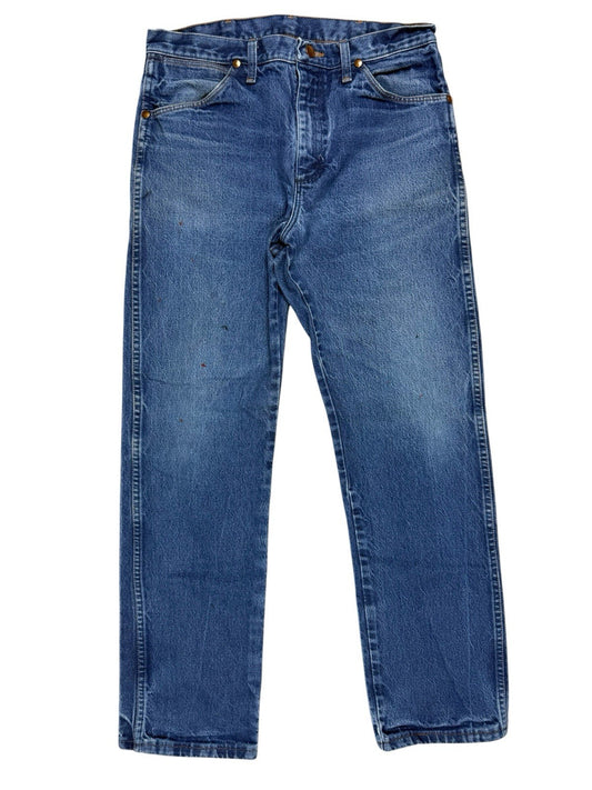Wrangler Retro Blue Straight Leg Denim Jeans 33W 31L