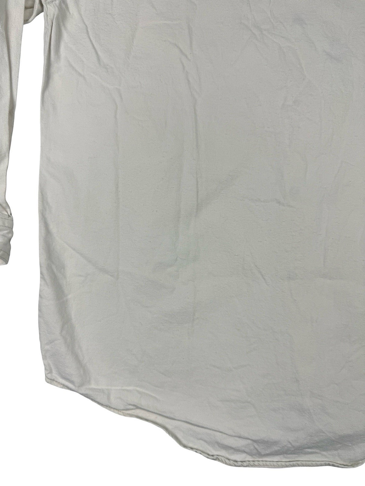 Levi's Vintage 90s White Button Cotton Western Shirt Size Small