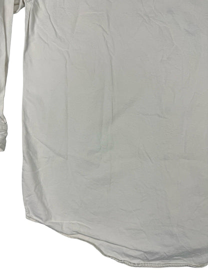 Levi's Vintage 90s White Button Cotton Western Shirt Size Small