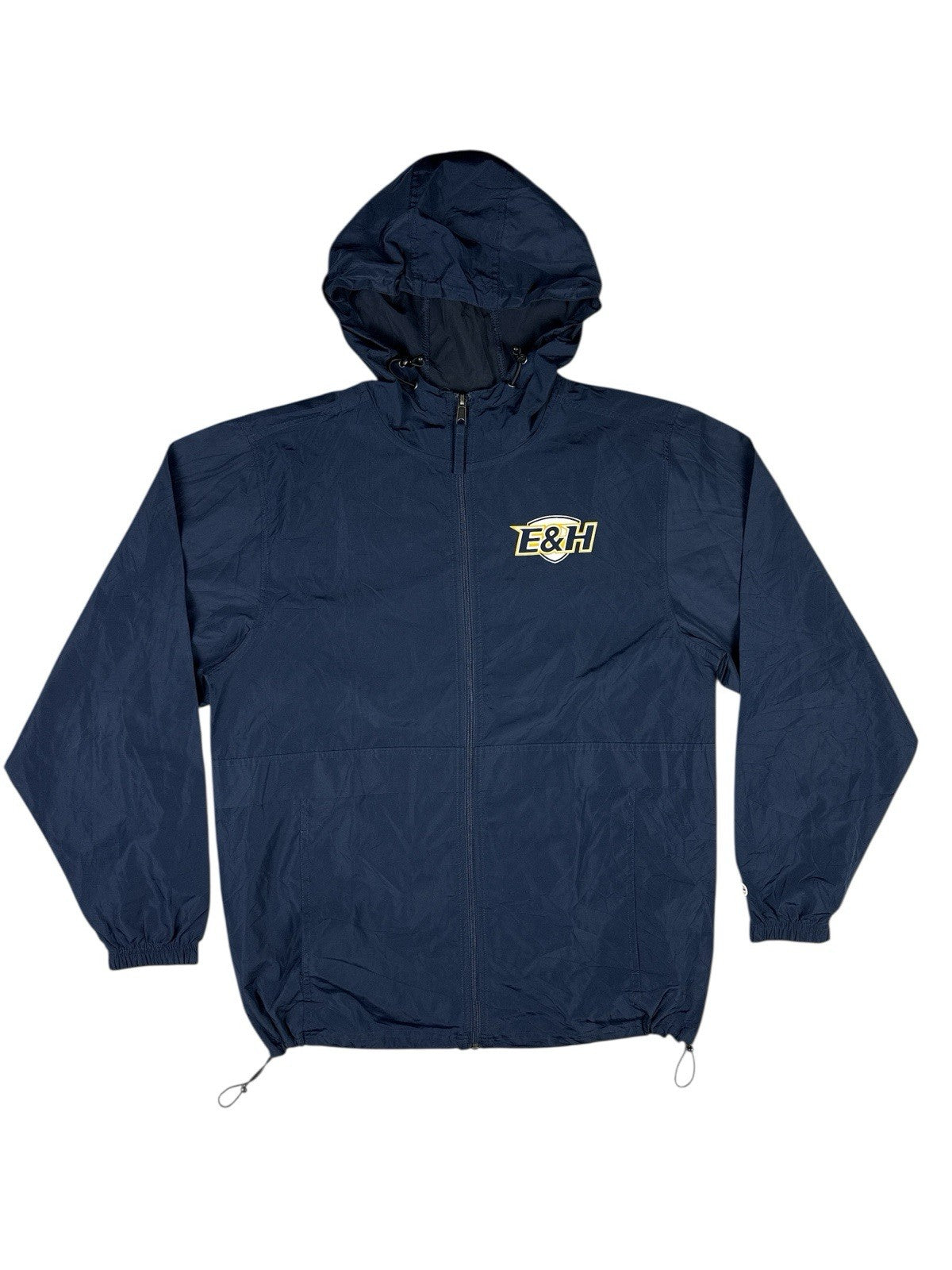 Champion Blue E&H Wasps College Hooded Zip Track Jacket Medium