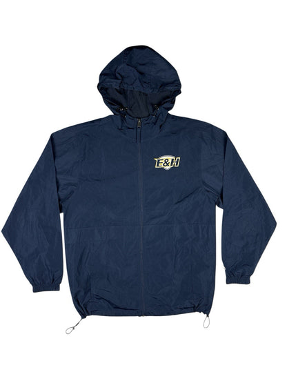 Champion Blue E&H Wasps College Hooded Zip Track Jacket Medium