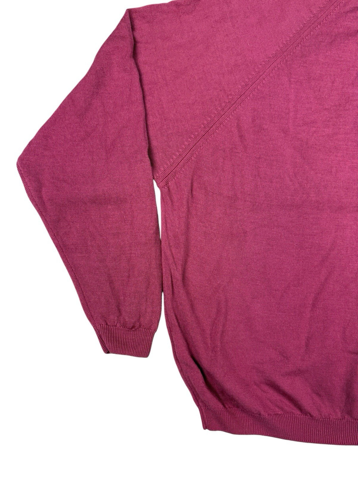 Edinburgh Woolen Mill Pink Wool Knit Jumper Women's XL 22-24