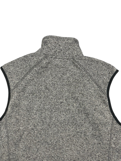 Eddie Bauer Grey Zip Polyester Gilet Body Warmer Large