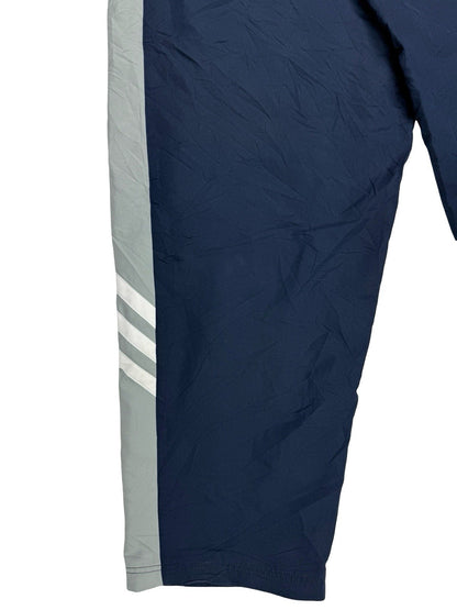 Adidas Vtg Y2K Blue Mesh Lined Track Pant Trousers 2XL (46/48W)